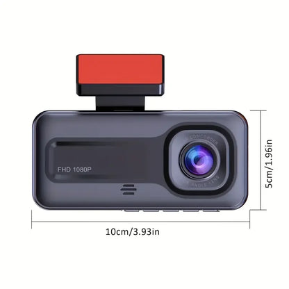 3 Channel Dash Cam for Cars  Black Box 1080P Video Recorder Rear View Camera for Vehicle